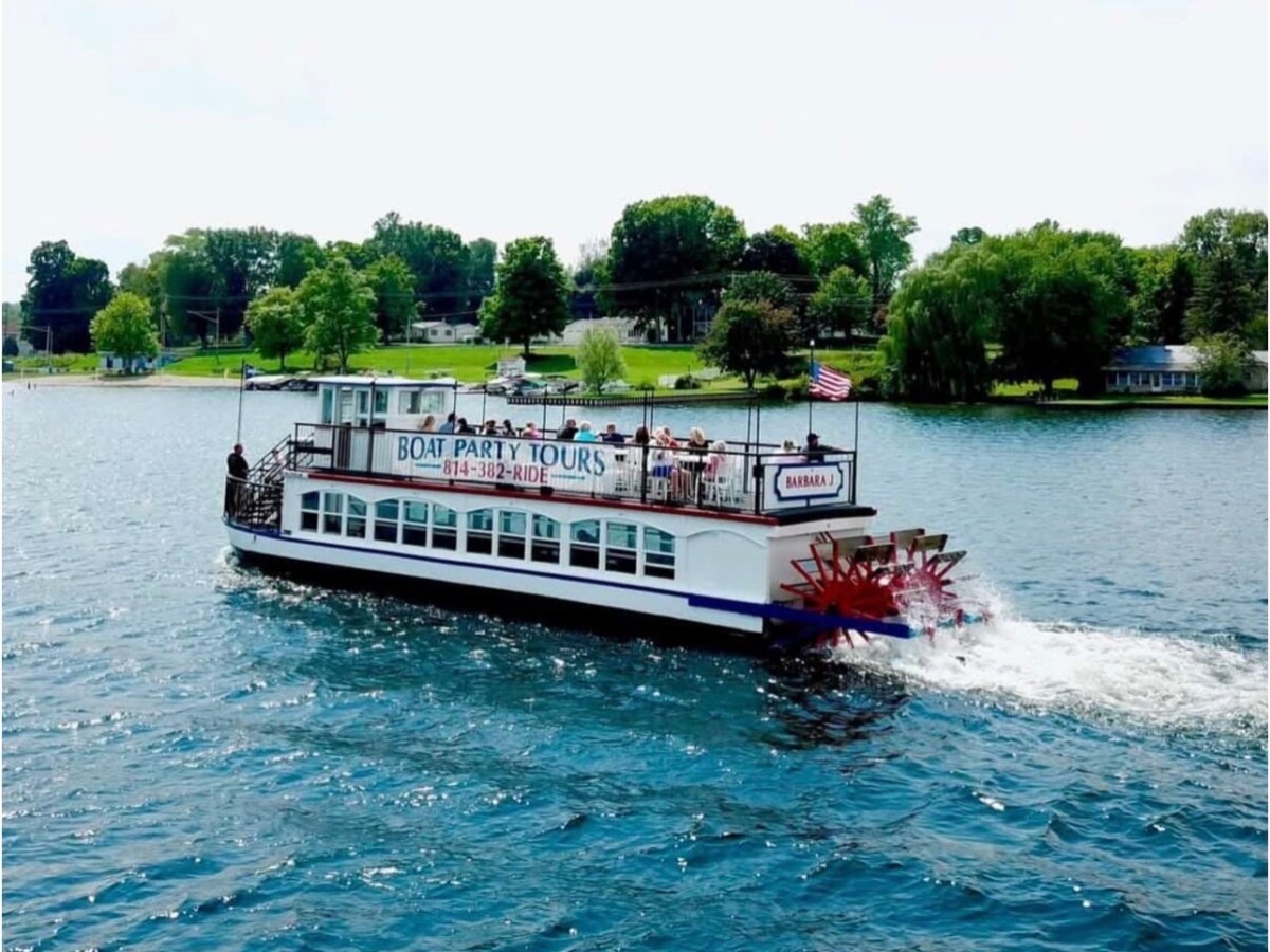 Barbara J Paddle Boat on Conneaut lake